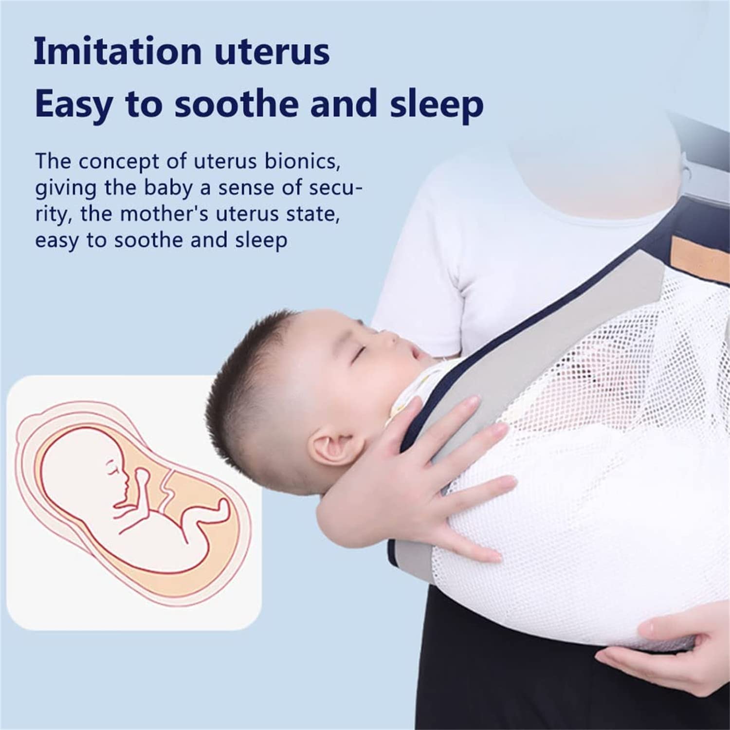 Baby Carrier, Ergonomic Baby Strap one Shoulder Labor