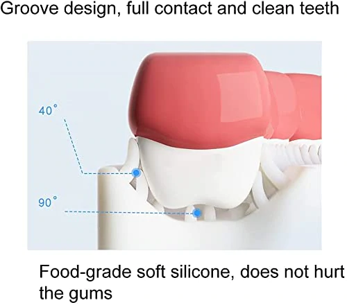 2 PC - 360 Degree U-Shaped Baby Toothbrush Children