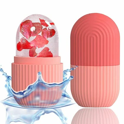 Ice Roller Facial Massage | Silicone Cleansing Ice Lattice