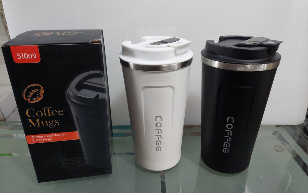 510ml Large-capacity Coffee Cup Keep Heat Stainless Steel Double