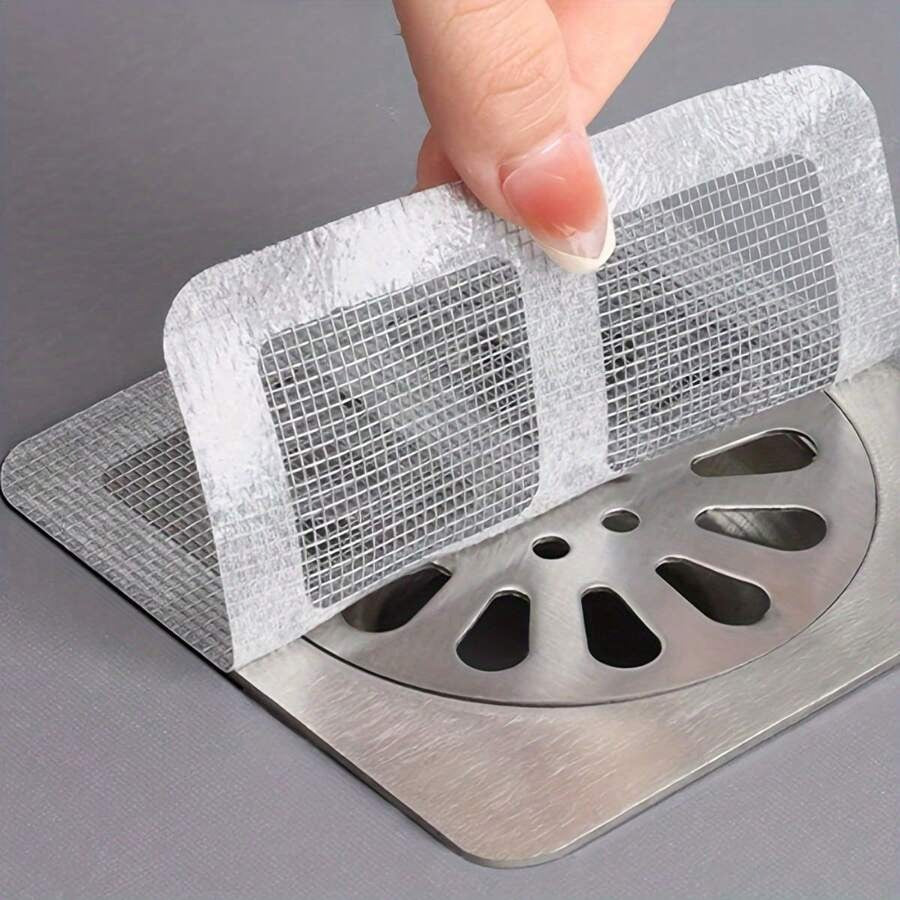 30 Pcs Multifunctional Net Sticker Drainer Net For Bathroom - Kitchen Etc