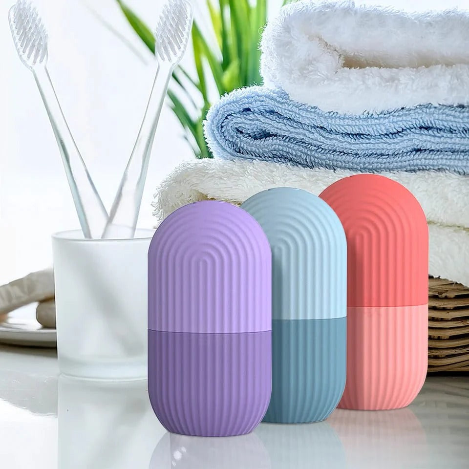 Ice Roller Facial Massage | Silicone Cleansing Ice Lattice