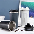 510ml Large-capacity Coffee Cup Keep Heat Stainless Steel Double