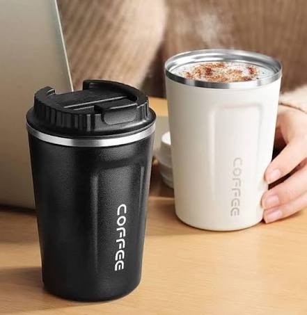 510ml Large-capacity Coffee Cup Keep Heat Stainless Steel Double